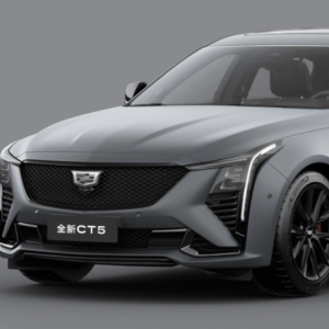 凯迪拉克CT5全新“飓风哑光灰”配色亮相2025广州车展